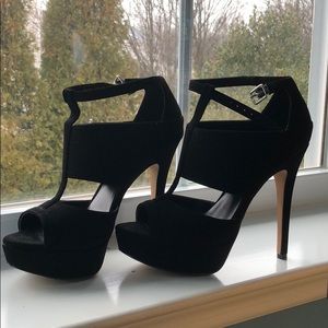 Aldo Black Platform Heels